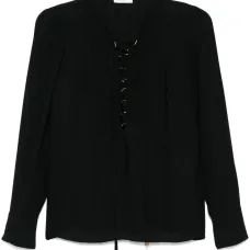 Блузка со шнуровкой Блузка со шнуровкой