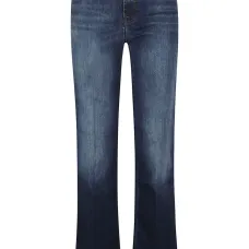 Прямые джинсы с нашивкой-логотипом