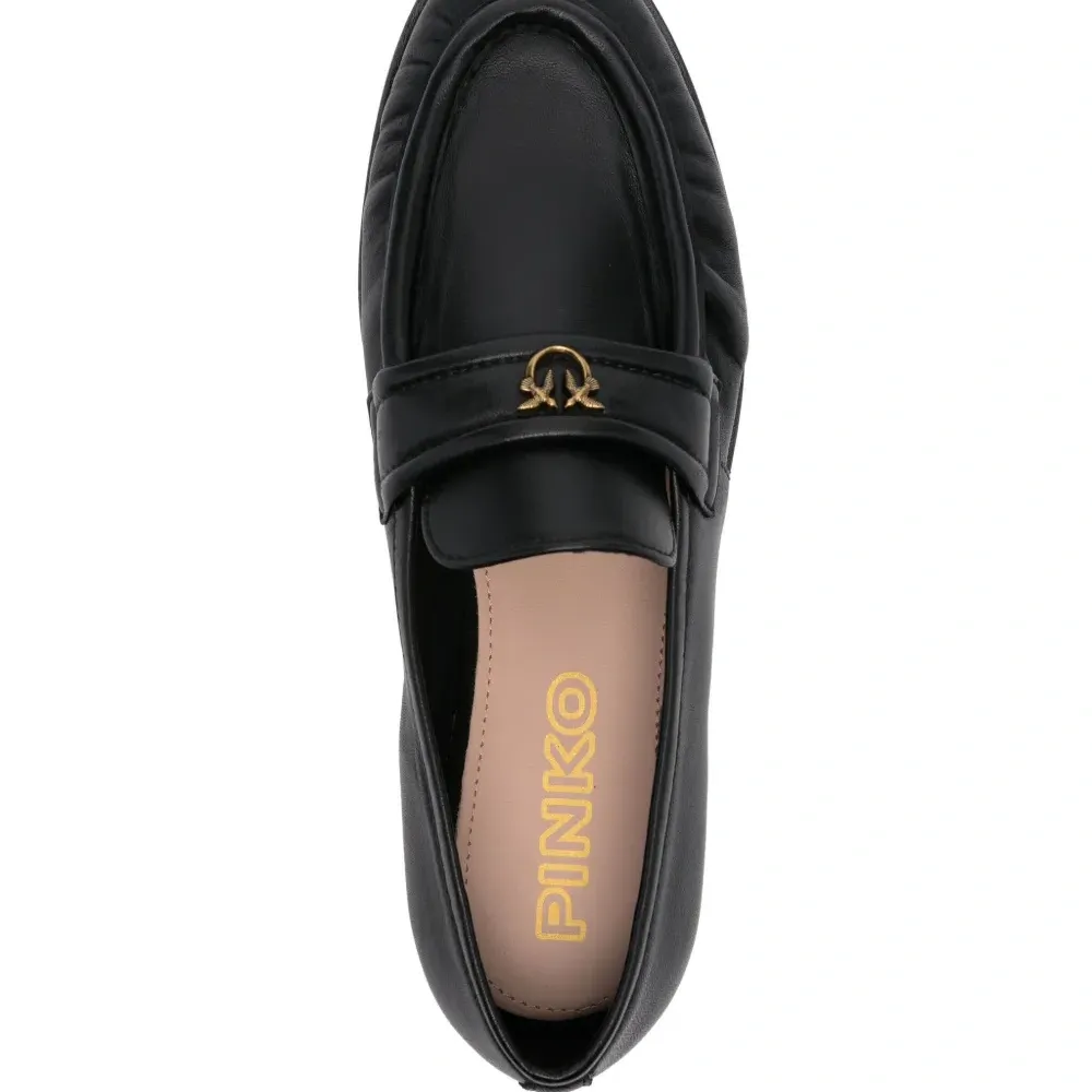 Лоферы с логотипом