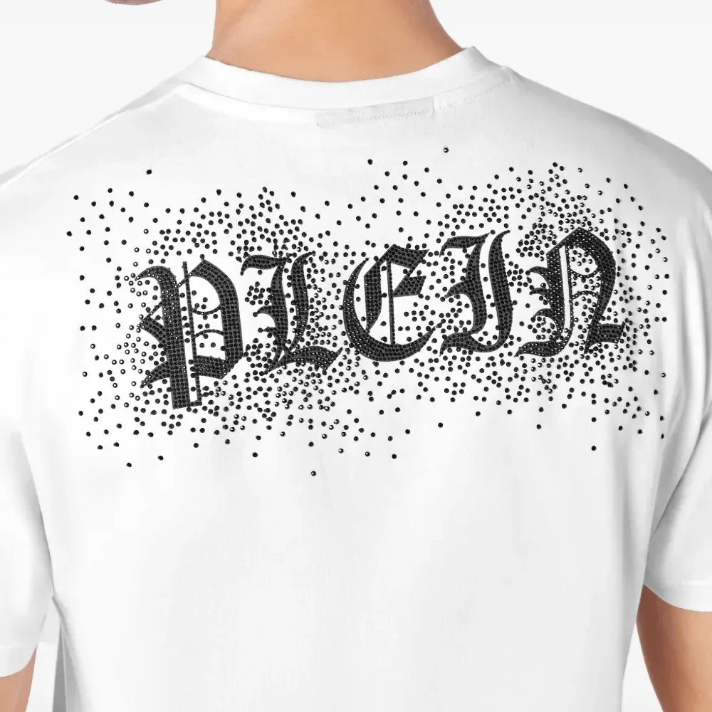 Футболка с декором Gothic Plein