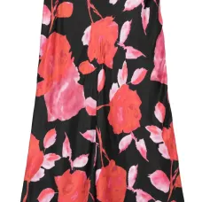 Юбка миди с цветочным принтом Юбка миди с цветочным принтом