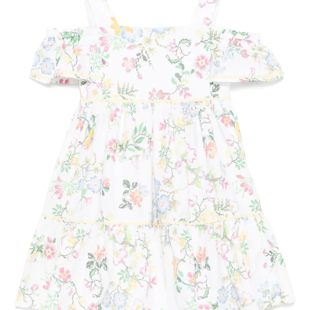 Платье с цветочным принтом