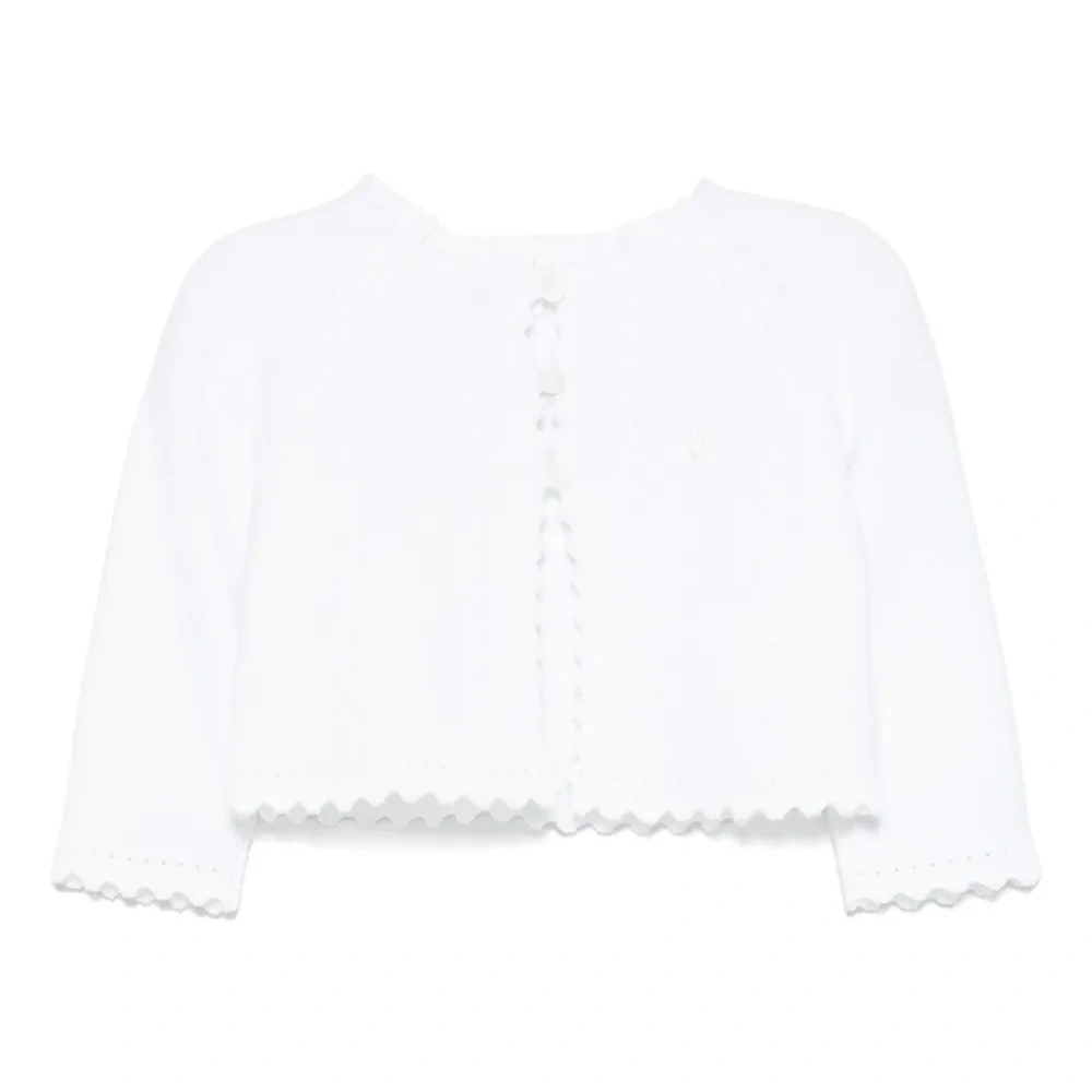 Кардиган с фестонами