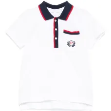 Рубашка поло с вышитым логотипом