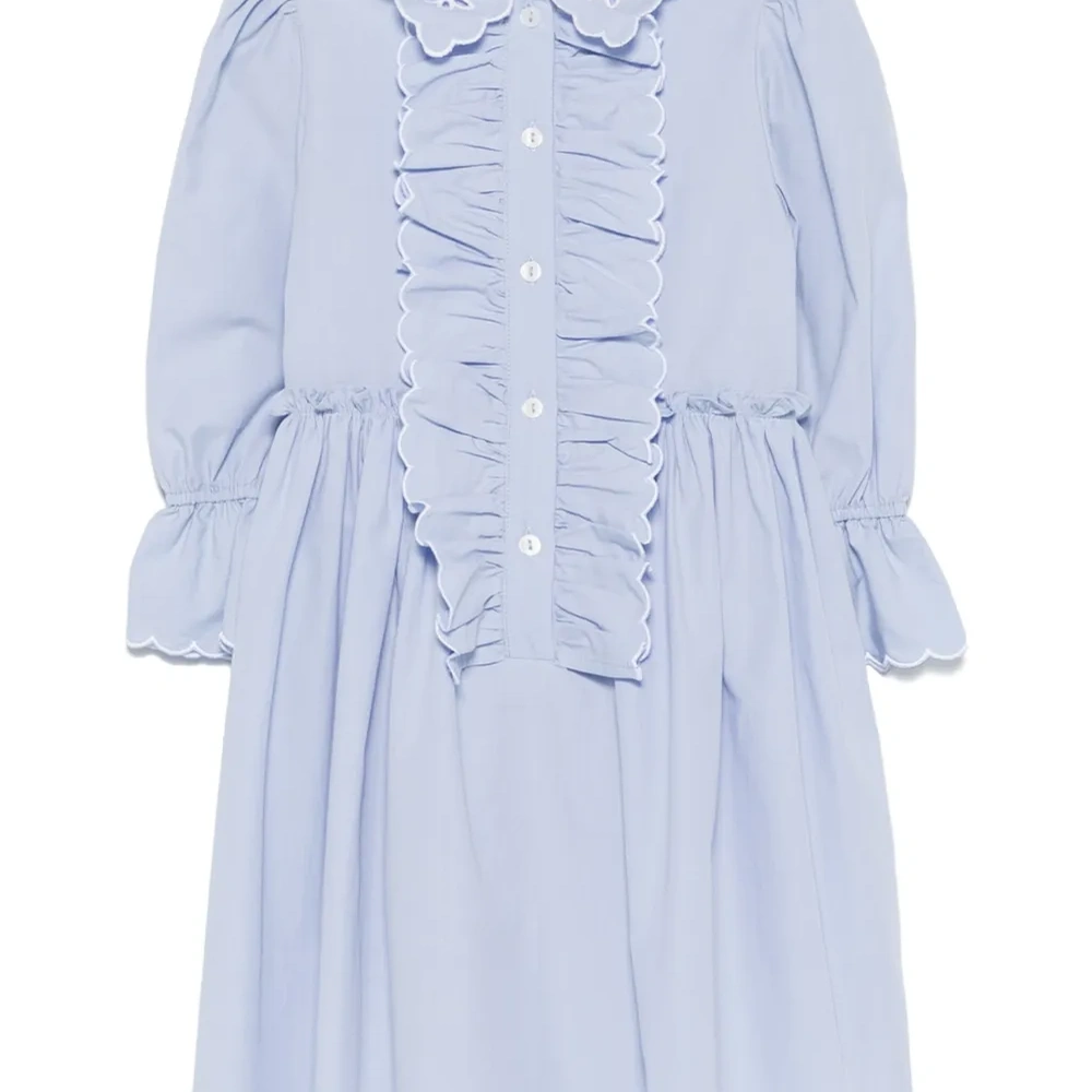 Платье с оборками