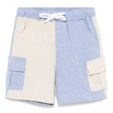 Шорты карго в стиле колор-блок