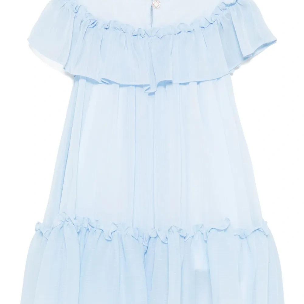 Платье с оборками