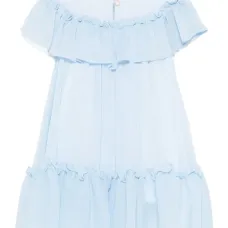 Платье с оборками