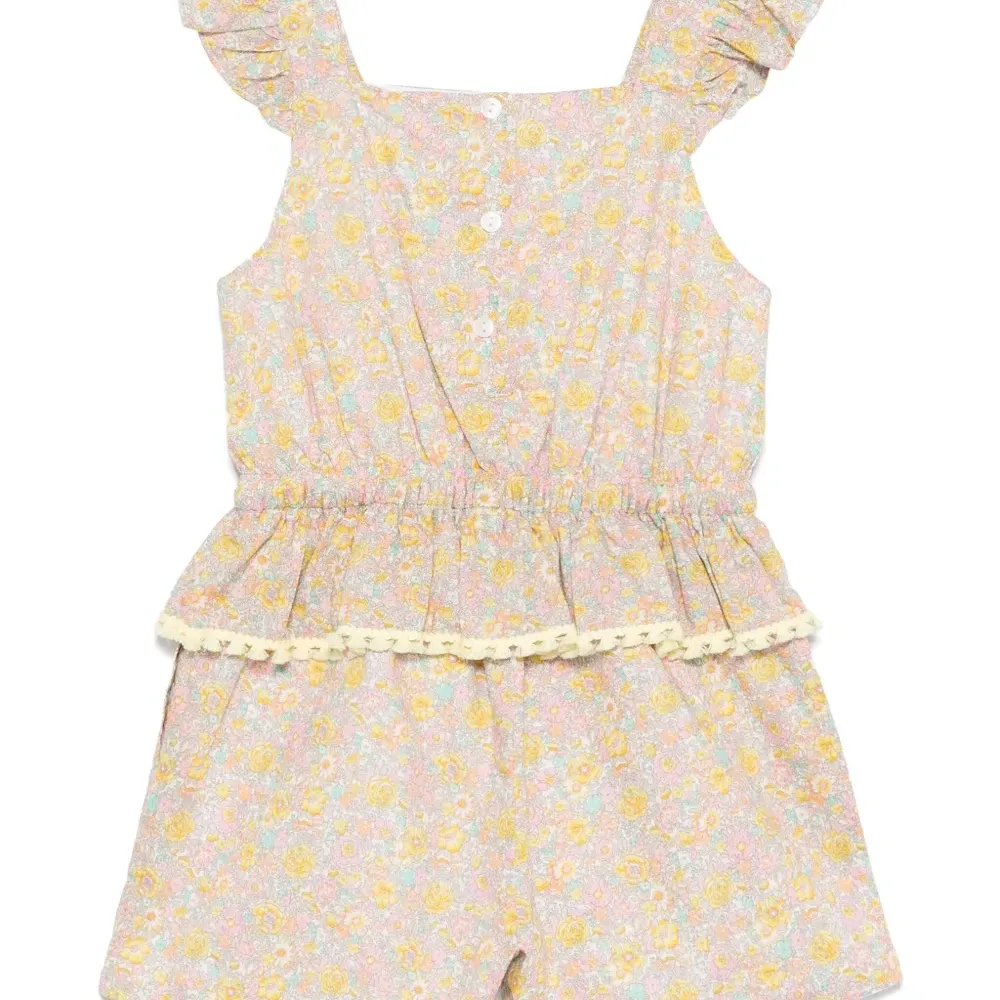 Ромпер с цветочным принтом