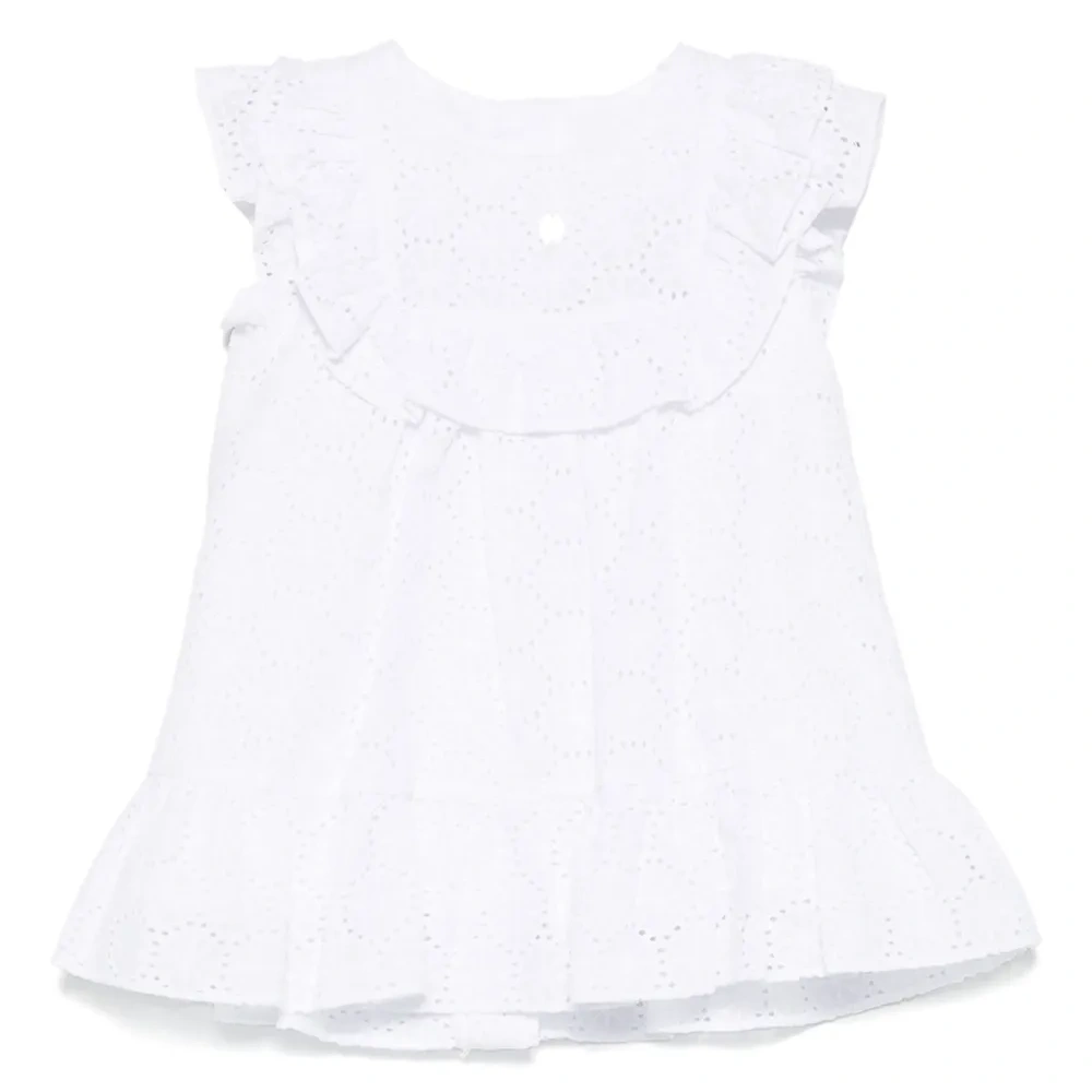 Платье с английской вышивкой