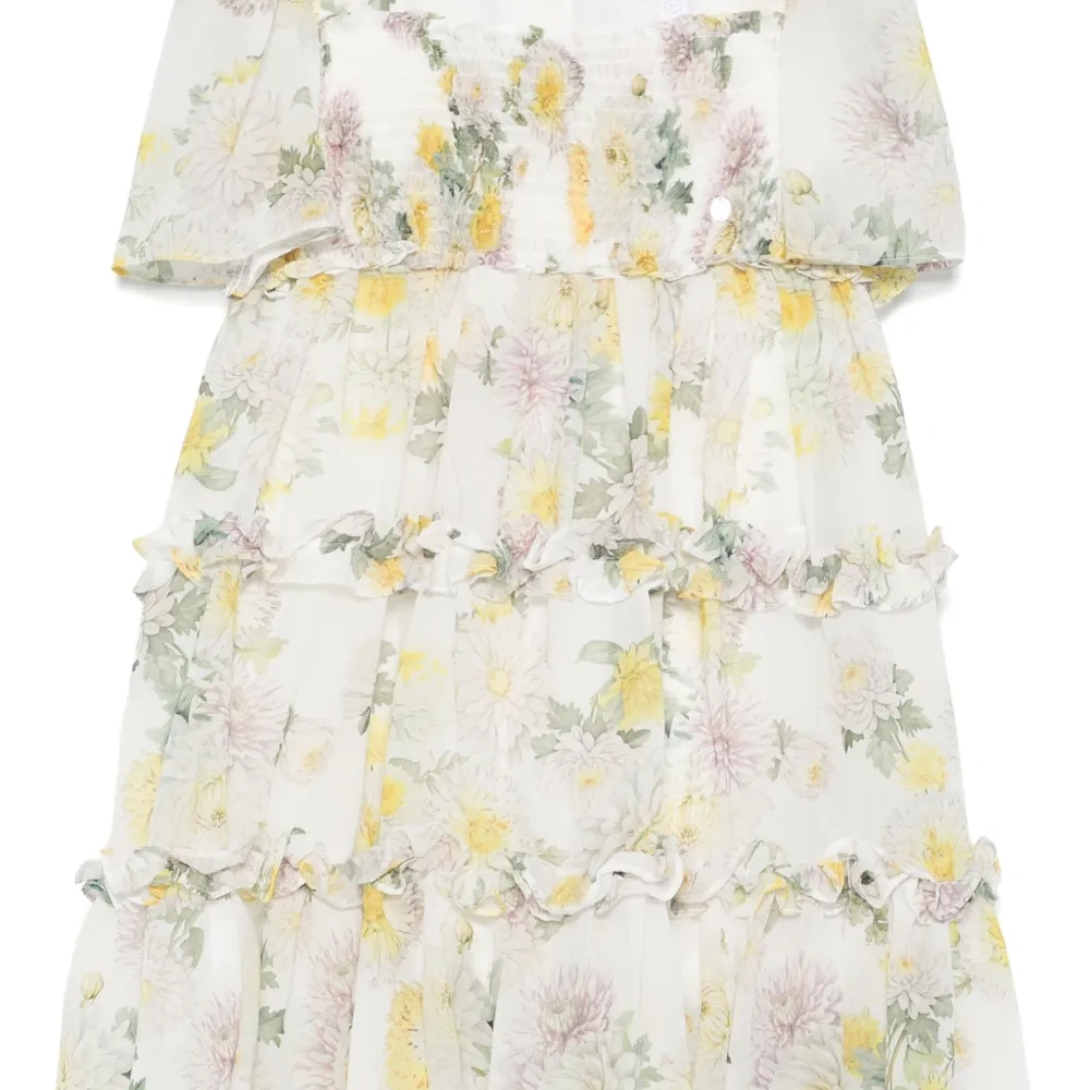 Платье с цветочным принтом