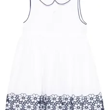 Платье с цветочной вышивкой