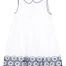 Платье с цветочной вышивкой