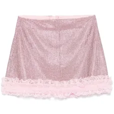 Мини-юбка с кристаллами