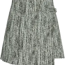 Твидовая юбка мини с запахом