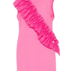 Платье с оборками