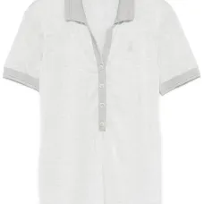 Рубашка поло с люрексом