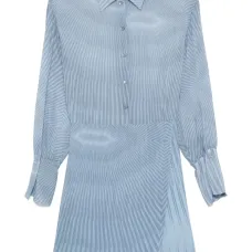 Платье миди с абстрактным принтом