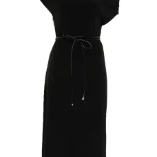 Платье миди с поясом Платье миди с поясом