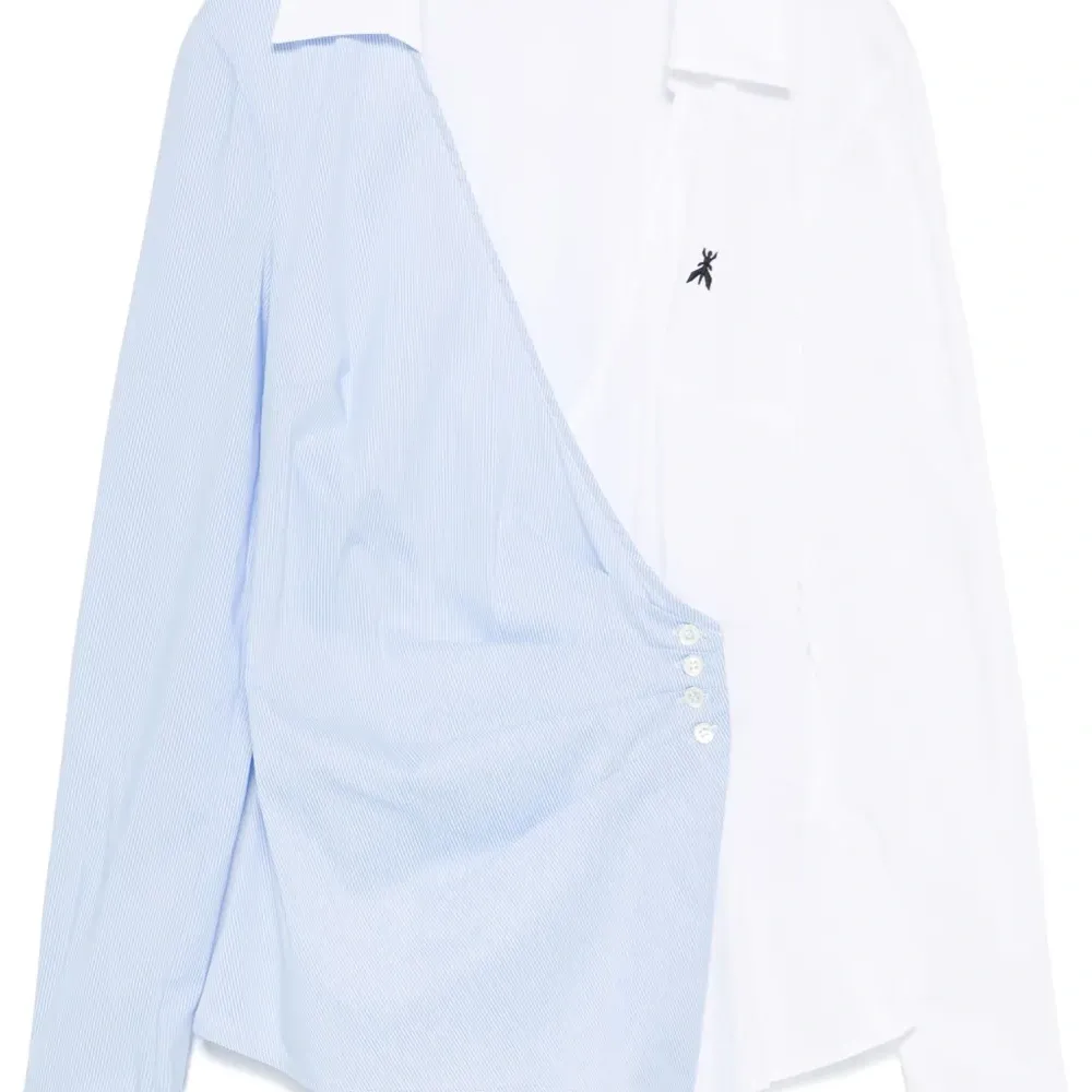 Рубашка в стиле колор-блок