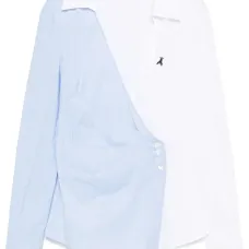 Рубашка в стиле колор-блок