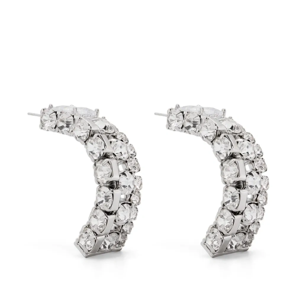 Серьги с кристаллами