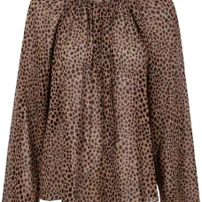Блузка с леопардовым принтом