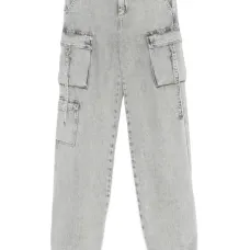 Джинсы с карманами карго