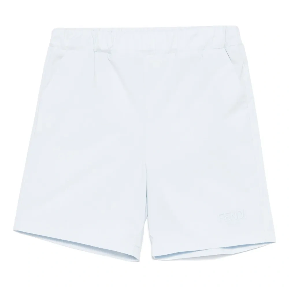 Шорты с вышитым логотипом