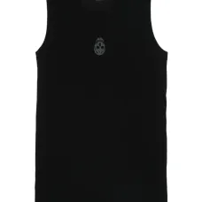 Топ с вышивкой Skull