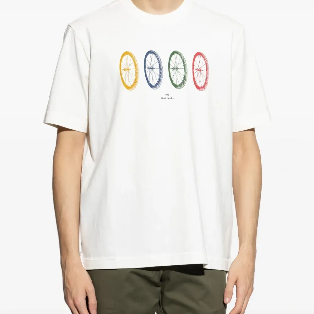 Футболка с принтом Wheels