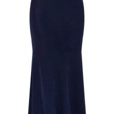 Юбка миди с эффектом металлик