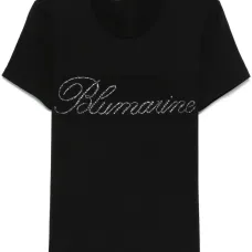 Футболка с логотипом и стразами Футболка с логотипом и стразами