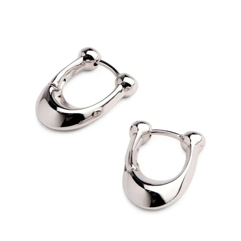 Серьги-кольца Signature C