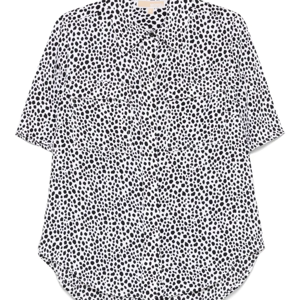 Рубашка с анималистичным принтом