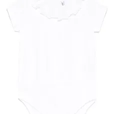 Боди с вышивкой на воротнике