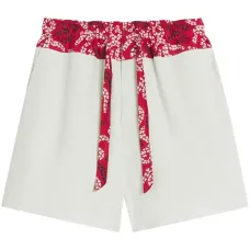 Шорты с цветочным принтом