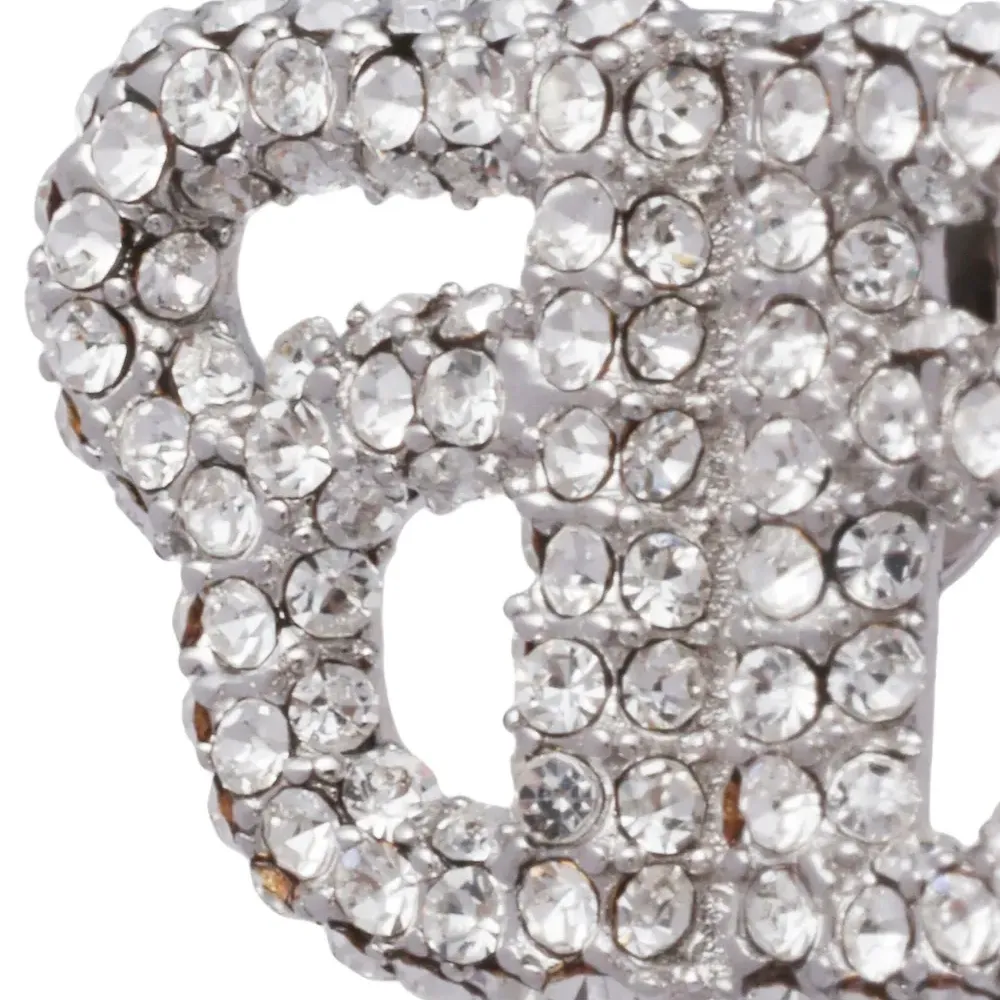 Серьги-гвоздики с логотипом