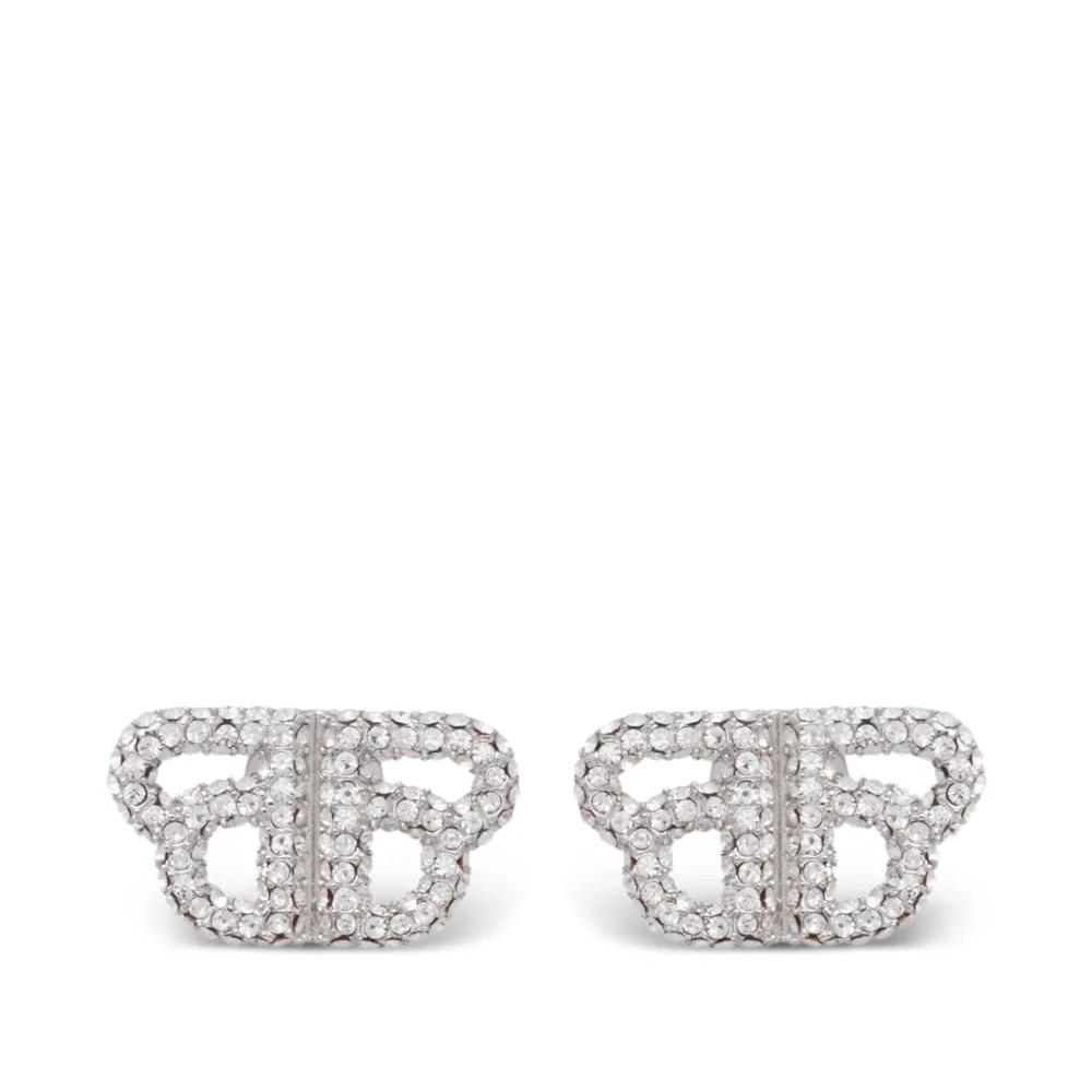 Серьги-гвоздики с логотипом