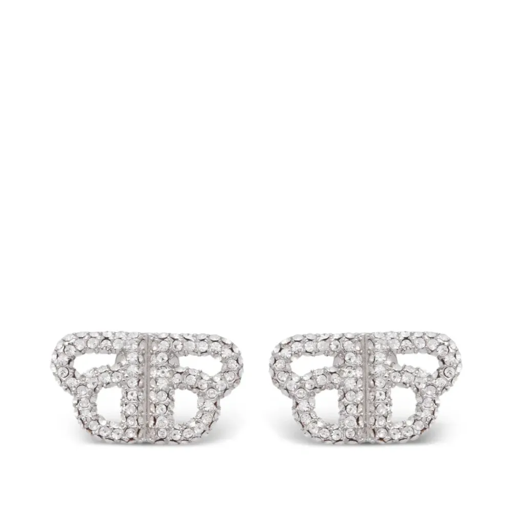 Серьги-гвоздики с логотипом