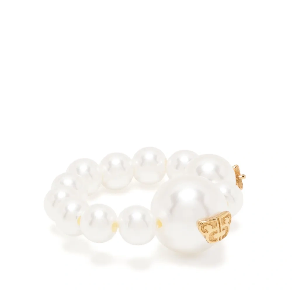 Кольцо с бусинами