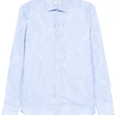 Жаккардовая рубашка с узором