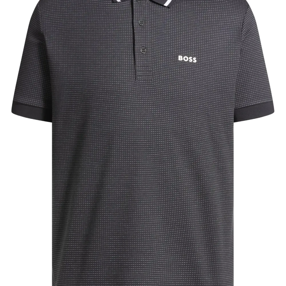 Жаккардовая рубашка поло с узором