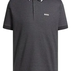 Жаккардовая рубашка поло с узором