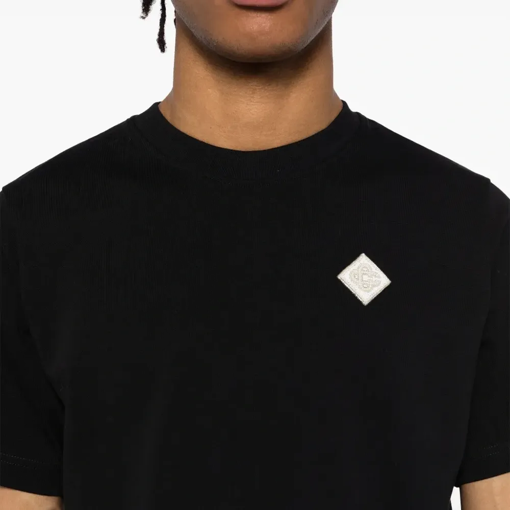 Футболка с нашивкой-логотипом