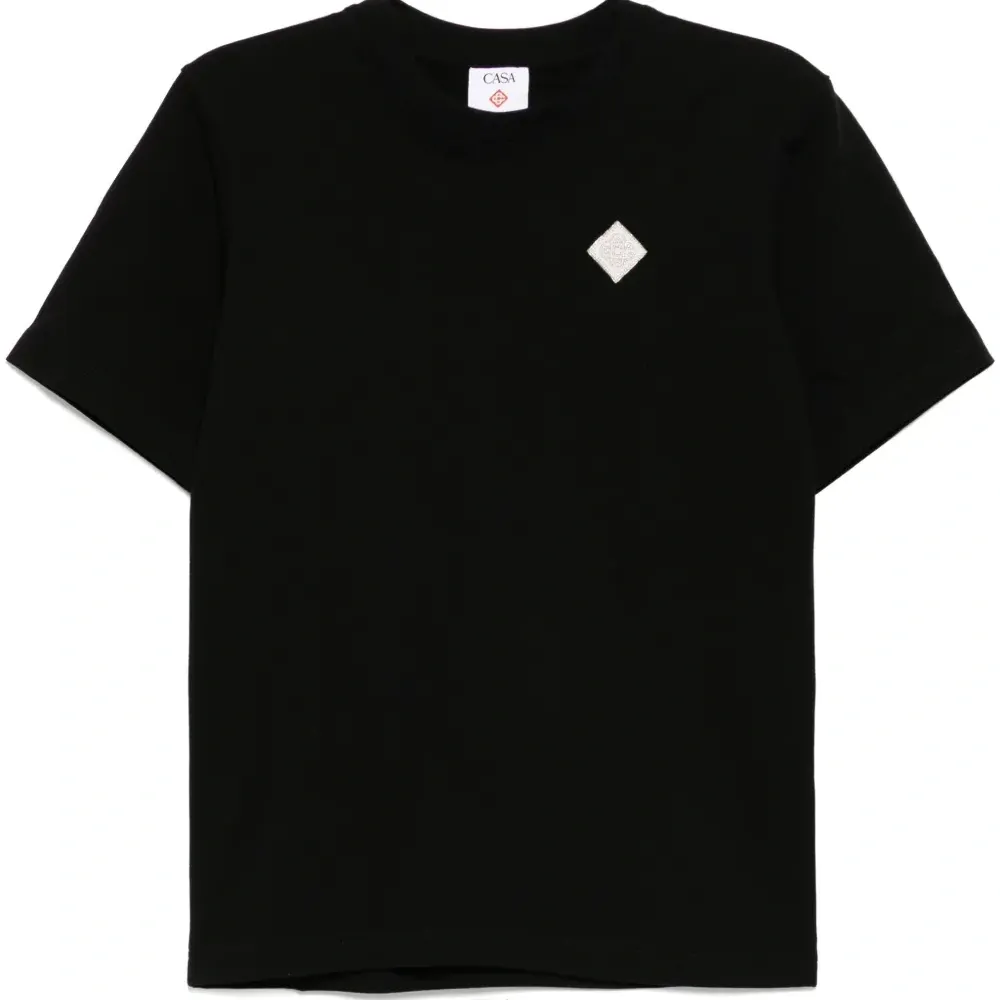 Футболка с нашивкой-логотипом