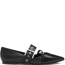 Балетки с пряжкой