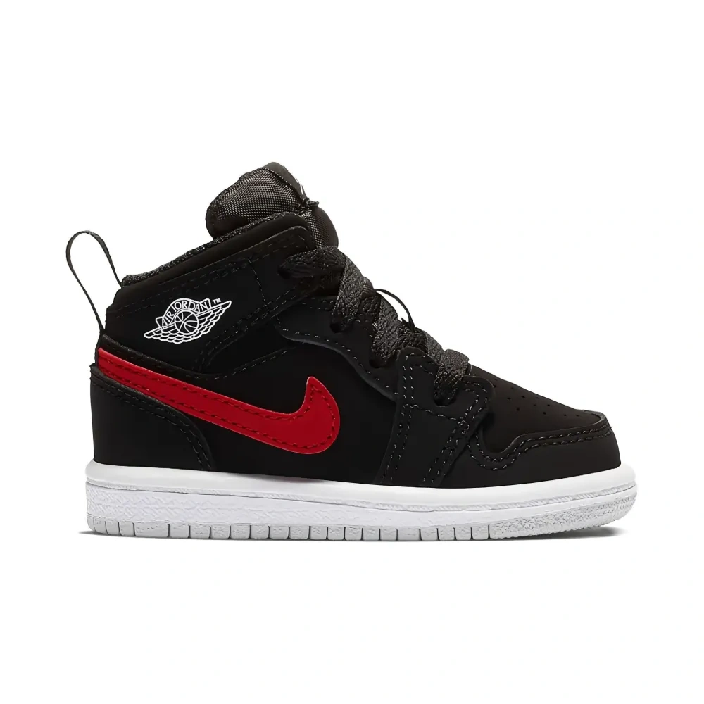 Кроссовки Air Jordan 1 Mid Black/Varsity Royal/White/Varsity Red Кроссовки Air Jordan 1 Mid Black/Varsity Royal/White/Varsity Red