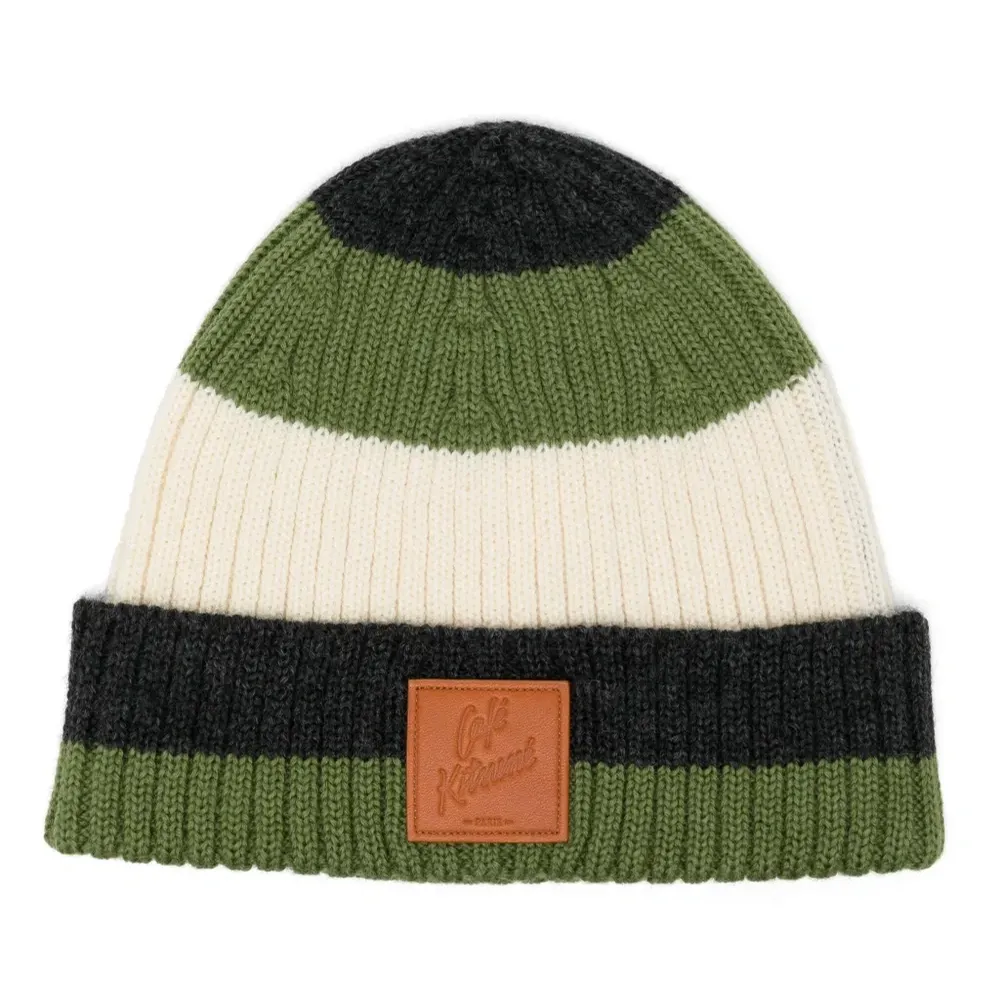 Шапка бини Cafe Kitsune в полоску