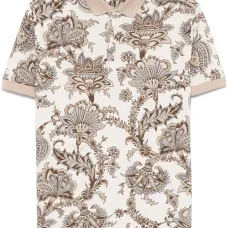 Рубашка поло с принтом пейсли